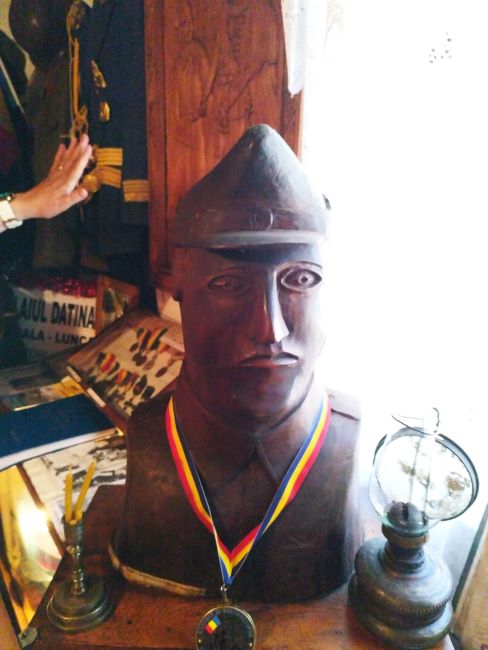 Sculptura soldat -muzeul Vasile Gaman